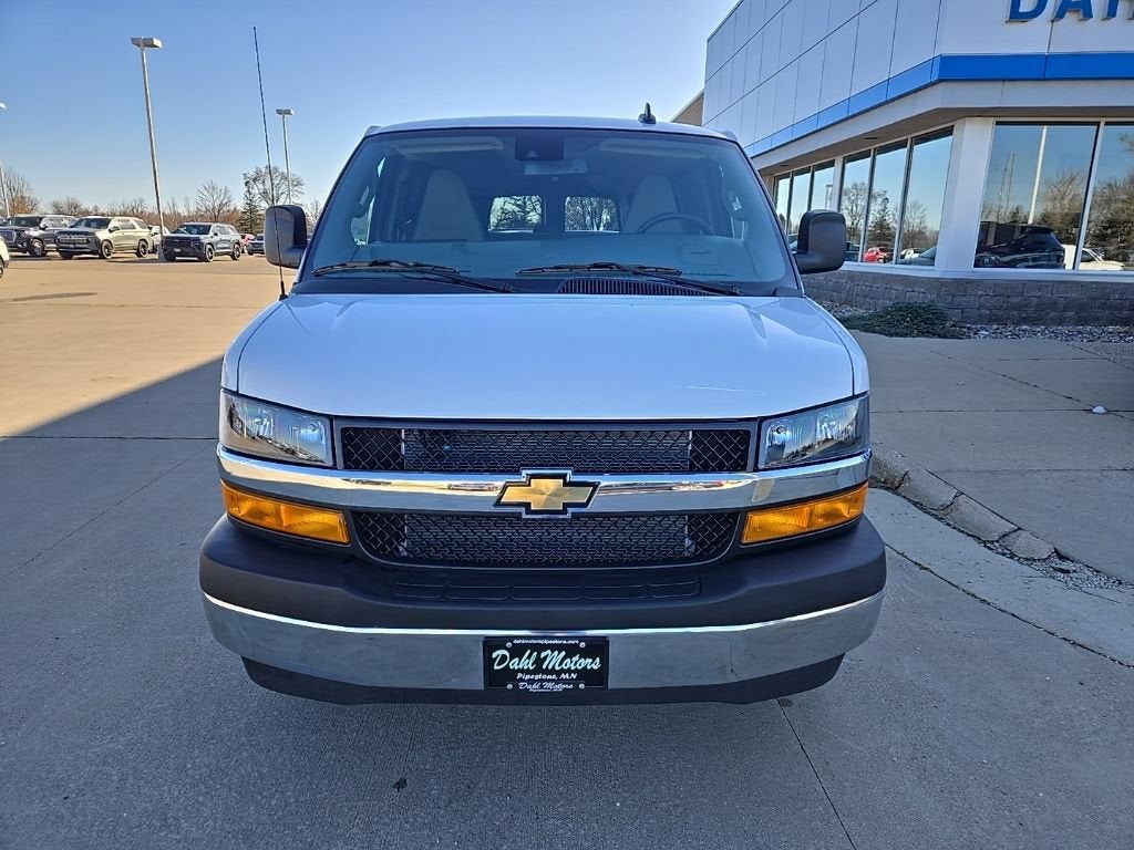 2025 Chevrolet Express Passenger — rear three-quarter view