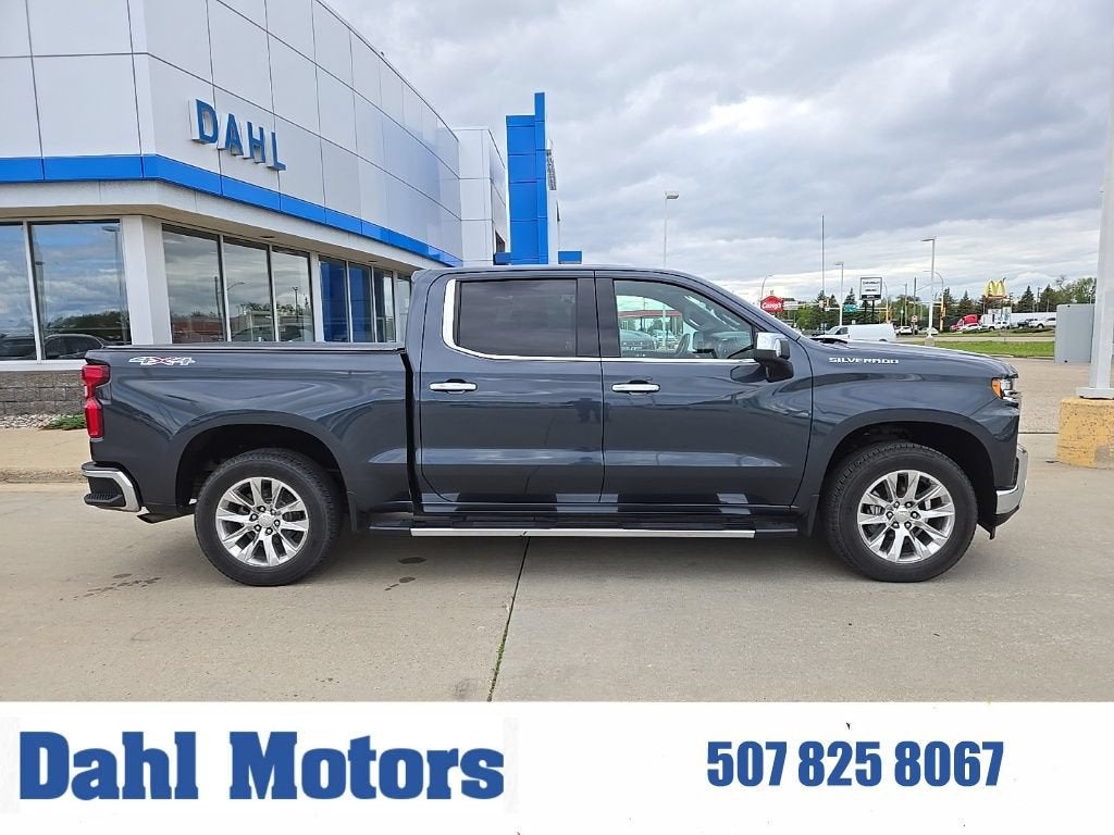 2021 Chevrolet Silverado 1500 LTZ in Shadow Gray Metallic — front three-quarter view