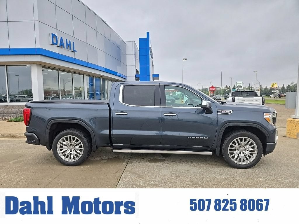 2019 GMC Sierra 1500 Denali in Dark Sky Metallic — front three-quarter view