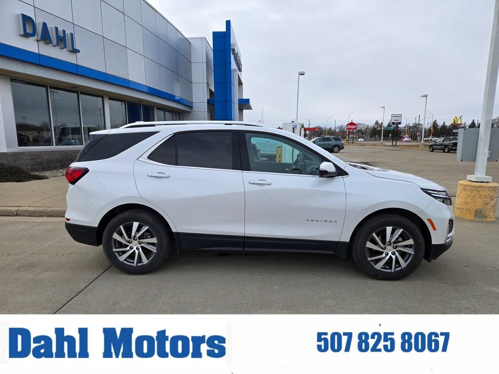2024 Chevrolet Equinox Premier in Iridescent Pearl Tricoat — front three-quarter view