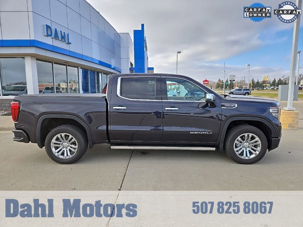 2022 GMC Sierra 1500 Denali in Titanium Rush Metallic — front three-quarter view
