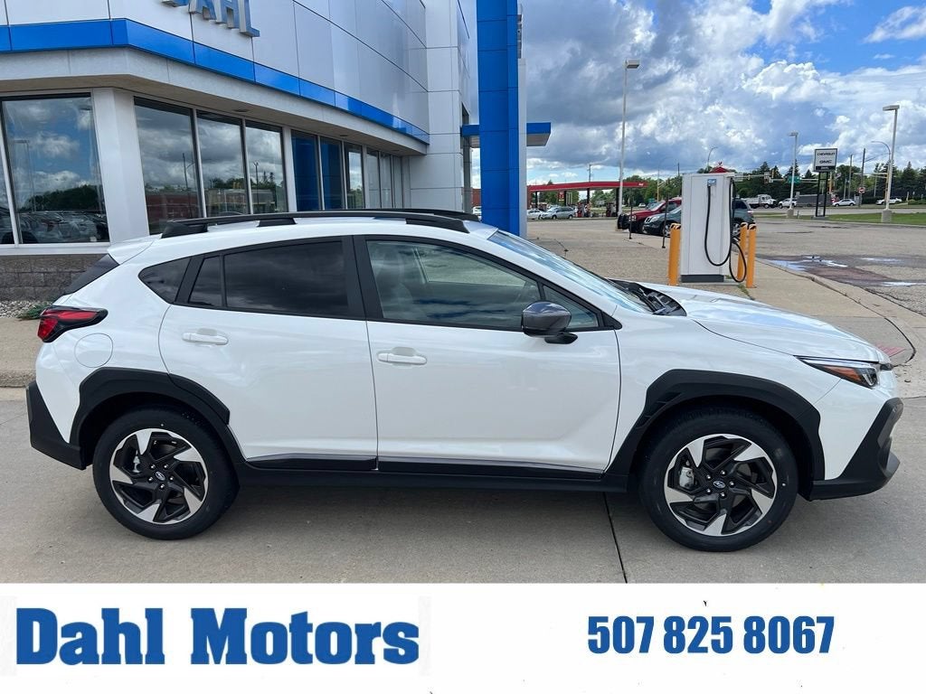 2026 Subaru Crosstrek Limited in White — front three-quarter view