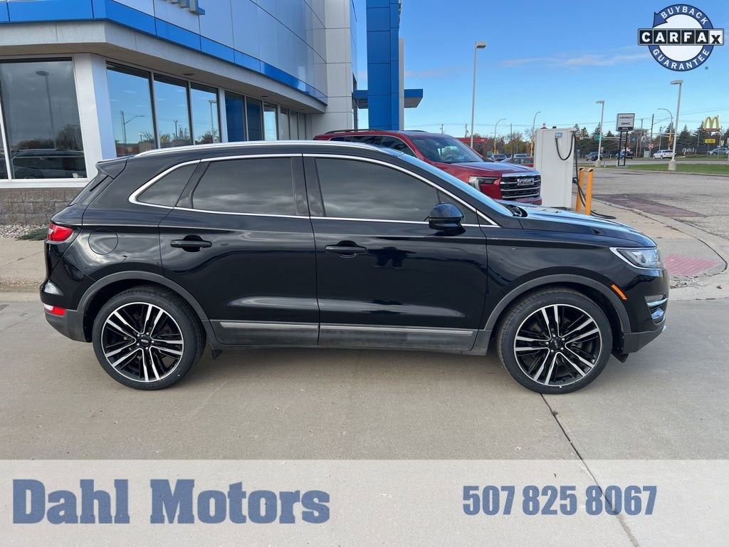 2018 Lincoln MKC Reserve in Black — front three-quarter view